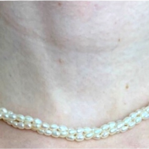 Vintage Genuine Seed Pearl Torsade Necklace and Bracelet Set - Picture 5 of 17